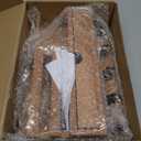 Key Holder Wall Mount, Mail Holder with Storage Drawer and 5 Key Hooks for Coat, Dog Leash, Home Decor Rack, House Accessories, Entry Way Organizer (Wood) (Standard - 11.8 Inch)