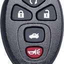 Remote Key Fob Replacement Fits for Chevy Impala 2006 2007 2008 2009 2010 2011 2012 2013 Cadillac DTS Buick Lucerne Chevrolet Monte Carlo Keyless Entry Remote Start Control OUC60270 OUC60221 Set of 1