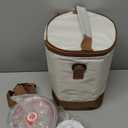 67oz Adults Thermo for Hot Food Kit 2L 9.06in 3 Layer Stainless Steel Vacuum Soup Food Thermo Hot Food Jar Bento Box for Men, Women, Suitable Insulated Lunch Box for 12+ Camping, Office & Travel Use