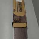 Art3d Peel and Stick Floor Tile Vinyl Wood Plank 36-Pack 54 Sq.Ft, Brown Stone, Rigid Surface Hard Core Easy DIY Self-Adhesive Flooring (36 x 6 x 0.1 inches)