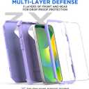 AICase for iPhone 16 Case with Glass Protector,3-Layer Heavy Duty Pocket-Friendly Rugged Durable Military Grade Protection Shockproof/Drop Proof/Dust Proof Protective Phone Cover for iPhone 16 6.1"_1