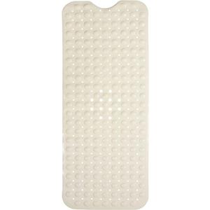 Bath Mat - Large Non Slip Bathtub & Shower Mat - Extra Long 40 x 16 Inch Bathroom Mats for Tub Nonslip Anti Slip Bathmats (40x16 Pearl White 1-Pack)