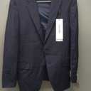 Calvin Klein - Traje de corte ajustado, por piezas, para hombres (30W x 30L, Blue Twill)