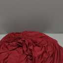 Moosfor Spandex 6 Foot Rectangle Table Cloth, Elastic Fitted Tablecloths for Picnic, Stretch Washable Patio Table Cover for Outdoor, Camping, Banquet and Parties (Wine Red, 30"x72")