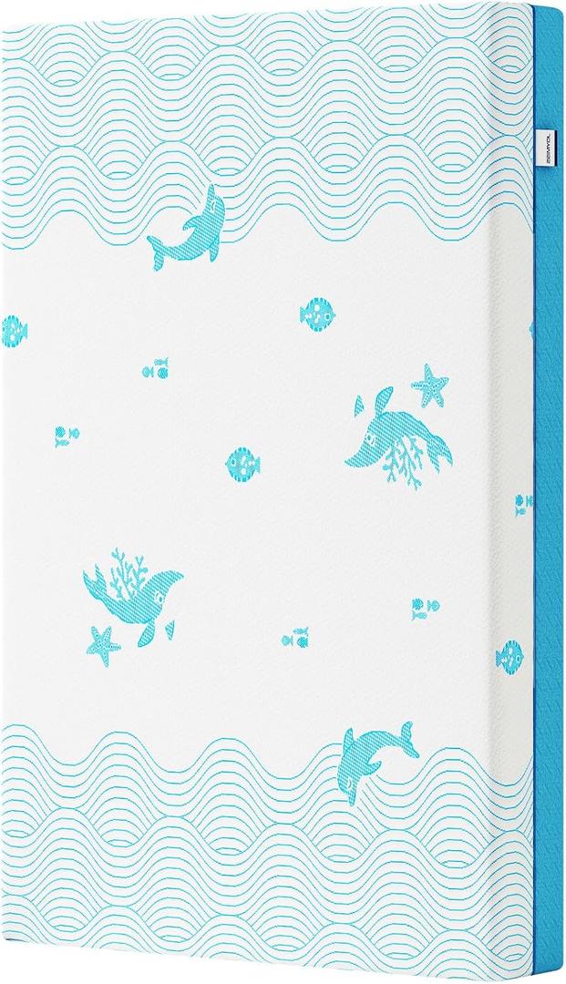 JOYMISS Memory Foam Crib & Toddler Mattress: Dual-Sided Soft Cribs mattresses for Waterproof - 52" x 27.6" x 5" - Breathable - Tencel Toddler Bed Mattress Fits Baby and Kids, 28 inches x 52 inches x 5 inches