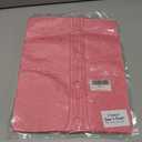 JomeDesign 3/4 Sleeve Womens V Neck Lightweight Cardigan Button Down Shirts Open Front Knit Tops Pink Small