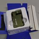 WUBEN G5 Rechargeable EDC Flashlight, Powerful RGB Flashights, 400 Lumens Portable Flat Mini Flashlights, Waterproof MultiMode Magnetic Small Keychain Flashlight for Camping, Emergency (Green)