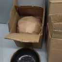 Stone Lain Florian Modern Porcelain 16 Piece Dinnerware Set, Plates and Bowls Set, Dish set for 4, Black And Golden Rim