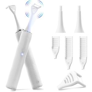 Electric Flosser for Teeth: with 4 Speeds and 50 Replacement Heads Instead of Water Floss and Floss Picks as Gum Stimulator,Tongue Cleaner,Dental Tools for Adults & Kids