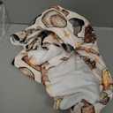 Horaldaily Baseball Flannel Blanket Throw, Brown Baseball Sport Soft Fuzzy Plush Cozy Fleece Blankets for Couch Sofa Bed Lounging, Ideal Gifts for Kids Teenagers Adults Self, 40x50