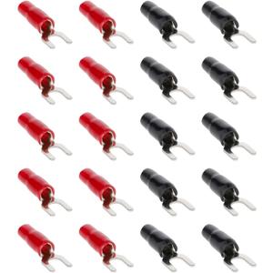 T-Spec V8-ST2-20 V8 Series Nickel Plated Spade Terminal, 20 Pack