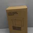 Delamu Bathroom Organizers and Storage, 2 Tier 2 Drawer Makeup Organizer Countertop, Easy to Install, Ideal for Bathroom Counter, Vanity, Ideal for Women Girls, Amber (2Drawers 1 Pack)