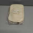 2 x Personalized Anniversary Wife Birthday Gifts from Husband,Mothers Day Gifts for Women,Waist Packs Initial White R,Cream Bag