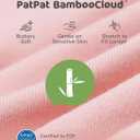 PATPAT Baby Bodysuits Supersoft Bamboo Viscose - Short Sleeve Boys and Girls - Newborn Infant Unisex Clothes Pack (0-3 Months, Pink Flowers)