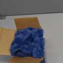 MIULEE Faux Fur Decorative Throw Pillow Covers 18x18 Inch Set of 2, Coastal Modern Art Home Decor Soft Plush Couch Pillows Cozy Fluffy Cushion Covers for Sofa Bed Navy Blue