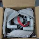 Rinnebbit Baby Bassinets Bedside Sleeper, 4 in 1 Portable Bedside Crib w/Mattress, Diaper Changer, Storage Basket, Music Box, Carry Bag, Foldable Playard Sleeper for Newborn (Light Gray)