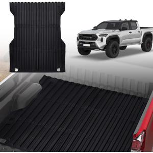 Truck Bed Mat for 2024 2025 2026 Toyota Tacoma, 5FT Rubber Bed Mats for Tacoma Pickup Truck Cargo Mats Accessories Cargo Mat Anti-Slip