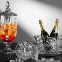 Godinger Iced Beverage Dispenser, Dublin Crystal Collection - 1 Gallon