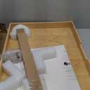 HOLDN STORAGE Bamboo Wooden Pull out Cabinet Organizer 26"W x 21"D Requires At Least a 27.25"W x 21"D Cabinet Opening, Bamboo Tray and Heavy Gauge Metal Rails