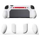 Hosanwell Switch 2 Grip with Interchangeable Grips - Ergonomic for All Hand Sizes, Shockproof & Scratch-Resistant, Secure Fit White