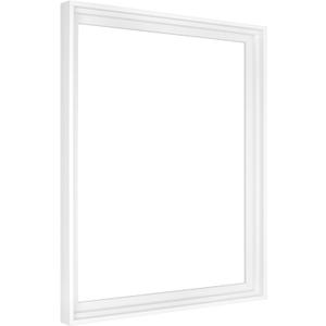 MCS Canvas Float Frames 16x20 Frame, White Frame for Finished Canvases, Vertical & Horizontal Wall Hanging Large with Adhesive for Canvas Paintings (1-Pack)