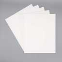 CountryArtHouse Pack of 10 8.5x11 3/16" White Foam Core Backings