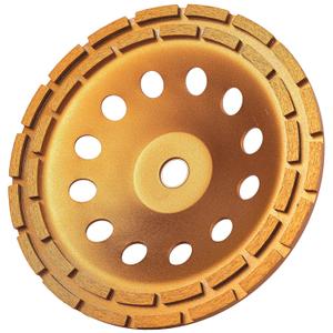 KSEIBI 644043 Diamond Concrete Grinding Wheel 9 inch for Polishing and Cleaning Stone Concrete Surface, Cement, Marble, Rock, Granite, and Thinset Removing, Angle Grinder Wheels Cup