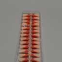 Misssix French Gel Nail Tips, 150Pcs Red French Tip Press on Nails Long Square, No Need to File Tips Pre-lasting, Fake Nails for Nail Art DIY 15 Sizes