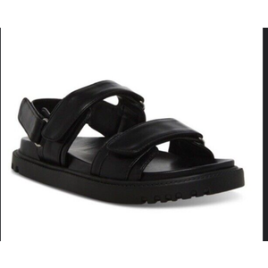 Madden Girl Amore Footbed Sandals Black Size 3