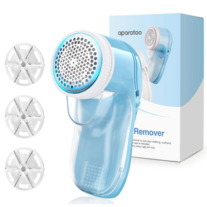 Electric Lint Remover Fabric Shaver, USB Rechargeable Bobble Remover for Clothes Debobbler Clothes Shaver Sweater Shaver Lint Roller Wool Defuzzer Fluff Remover for Clothes Carpet(3 Blades Included)