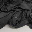 Obstal 6 Pack Stretch Spandex Table Covers for 6 Foot Tables - 6 FT Universal Rectangular Fitted Tablecloth Protector for Wedding, Banquet, Party (Black, 72 Length x 30 Width x 30 Height Inches)