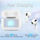 Replacement for AirPods 3rd Gen Wireless Charging Case,Only Compatible with iPod 3rd Generation Charger Cases, with Lightning,(White)