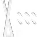 Stylus Pencil for Apple iPad A16/11th(2018-2026),2Pack Active iPad Pen Fast Charging Palm Rejection&Tilt Sensitivity for iPad 11/10/9/8/7/6,iPad Pro M5/4 13"/12.9/11,iPad Air M4/M3/M2/5/4/3,Mini 7/6 (White)