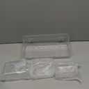 Nieifi Adhesive Wall Shelf, Shower Shelves 5 Pack with Soap Holder, Shower Organizer for Bathroom Organization, Clear