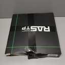 RASTP Universal Racing Steering Wheel 13.8/350mm 6 Bolts Grip Vinyl Leather & Aluminum with Horn Button for Car -Black