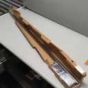 Ivilon Drapery Window Curtain Rod - End Cap Style Design 1 Inch Pole. 48 to 86 Inch Color Black