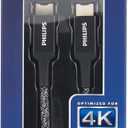 Premium Certified HDMI High Speed Cable With Ethernet For 4K 6 Ft Full HD Video and Audio