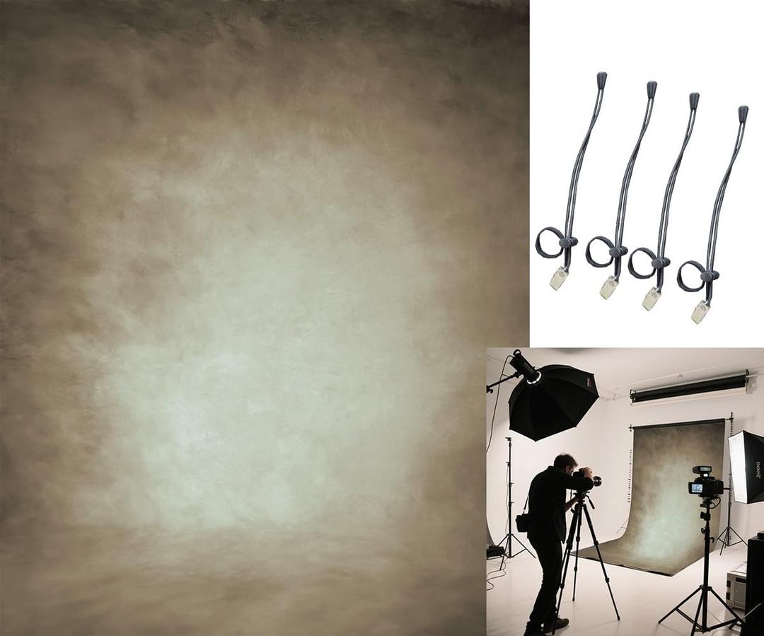 8X10ft Dark Brown Photo Backdrops Bright Abstract Photo Booth Prop Background for Screen (6408)