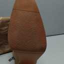 IUV Cowboy Boots For Women Knee High Western Cowgirl Boots Snip Toe Side Zipper Chunky Heel, 05