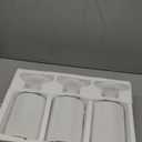 Barnyard Designs Ceramic Kitchen Canister Set  Decorative Farmhouse Coffee, Tea, Sugar Containers, Rustic Counter Storage Jars for Kitchen, White, Set of 3