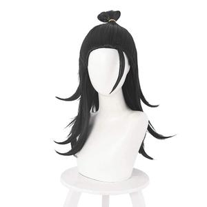 XiongXiongLe Anime Role Cosplay Wig Halloween Anime Role Hair Black Costume Hair Replacement Wigs for Adult Cos Role Playing Daily Party Halloween Christmas Comic