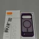 FNDMIL for Google Pixel 10 Case/Pixel 10 Pro Case with MagSafe[Invisible Kickstand][Charge While Standing][Military Shockproof]Translucent Matte Soft Silicone Bumper Pixel 10/10 Pro Phone Case,Purple