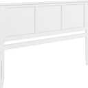 AFI, Madison King Solid Wood Panel Headboard, White