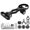 Thinvik Out-Front Extended Mount&Bike Computer Mount for Garmin Wahoo Bryton Series, Adjustable Angle Combo Mount