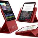 ESR for iPad Air 11 Inch Case M3/M2 (2025/2024), iPad Air 5th/4th Gen Case (2022/2020) 10.9 Inch, Removable Magnetic Cover, Adjustable Portrait/Landscape Stand, 9 Standing Angles, Red