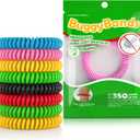 24 Pack Mosquito Repellent Bracelets, Individually Wrapped Repellent Wristbands, DEET Free, Natural and Waterproof Band