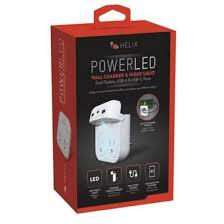 Helix Powerled Wall Charger & Night Light