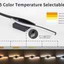 Joossnwell Bathroom Light Fixture Over Mirror 39.37 Inch Vanity Lights Bar for Bathroom Dimmable 5CCT Modern Vanity Light Black Led Bath Light Wall Lamp