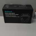 Nekteck Shiatsu Neck Massager with Heat for Pain Relief Deep Tissue, 2026 Upgraded 3D Back Shoulder Kneading Massage Pillow, Body Muscle Relaxation Tools Gifts for Him Her, Black (NOT Cordless)