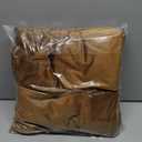 Gold Brown Velvet Curtains 102 Inches Long 2 Panels for Dining Room Darkening Floor Length Heat Blocking Decorative Drapes Cozy Luxury Bedroom Curtains for Door French Country Retro Cottage Core Decor